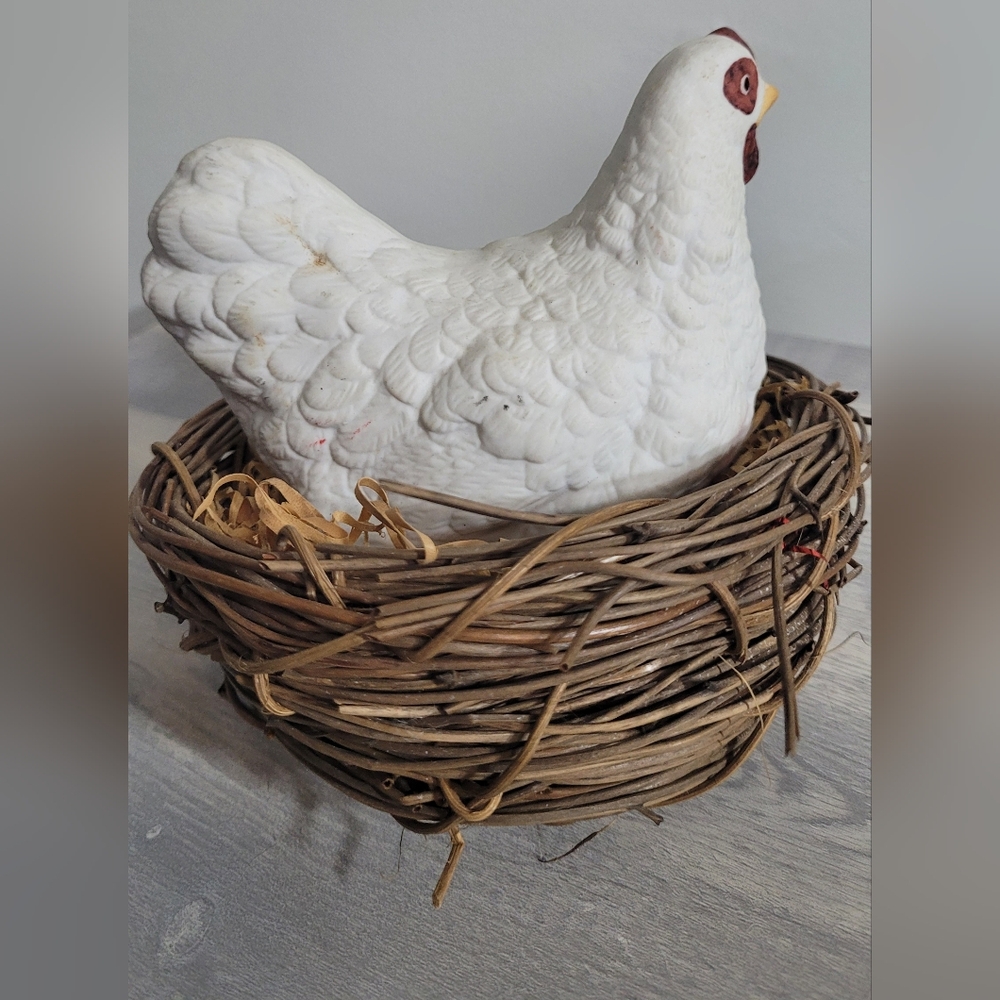 4" Nesting Laying Chicken/hen/rooster Country Farm Western Decor - Picture 2 of 6